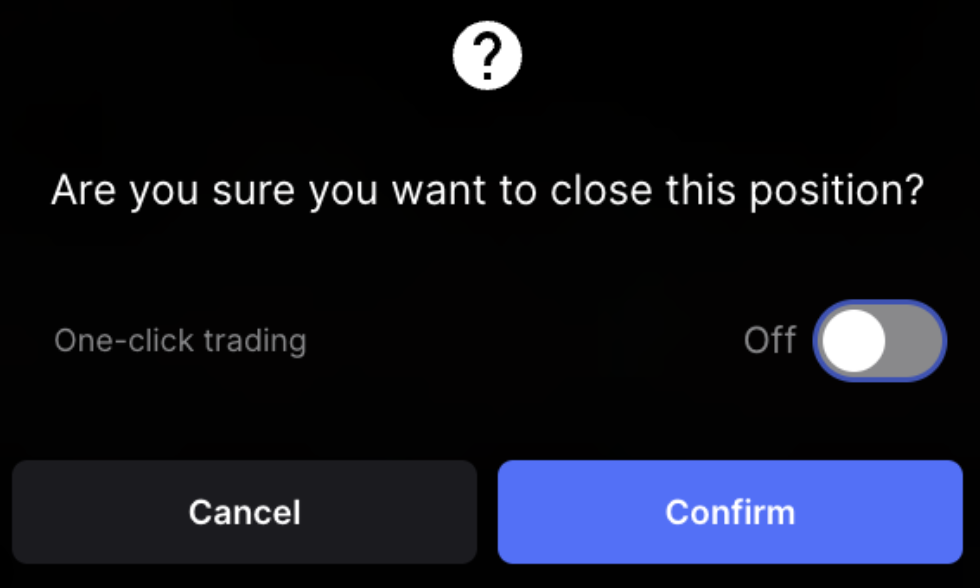 Step 4: Close Both Legs - Close screenshot showing basis convergence and profit lock.